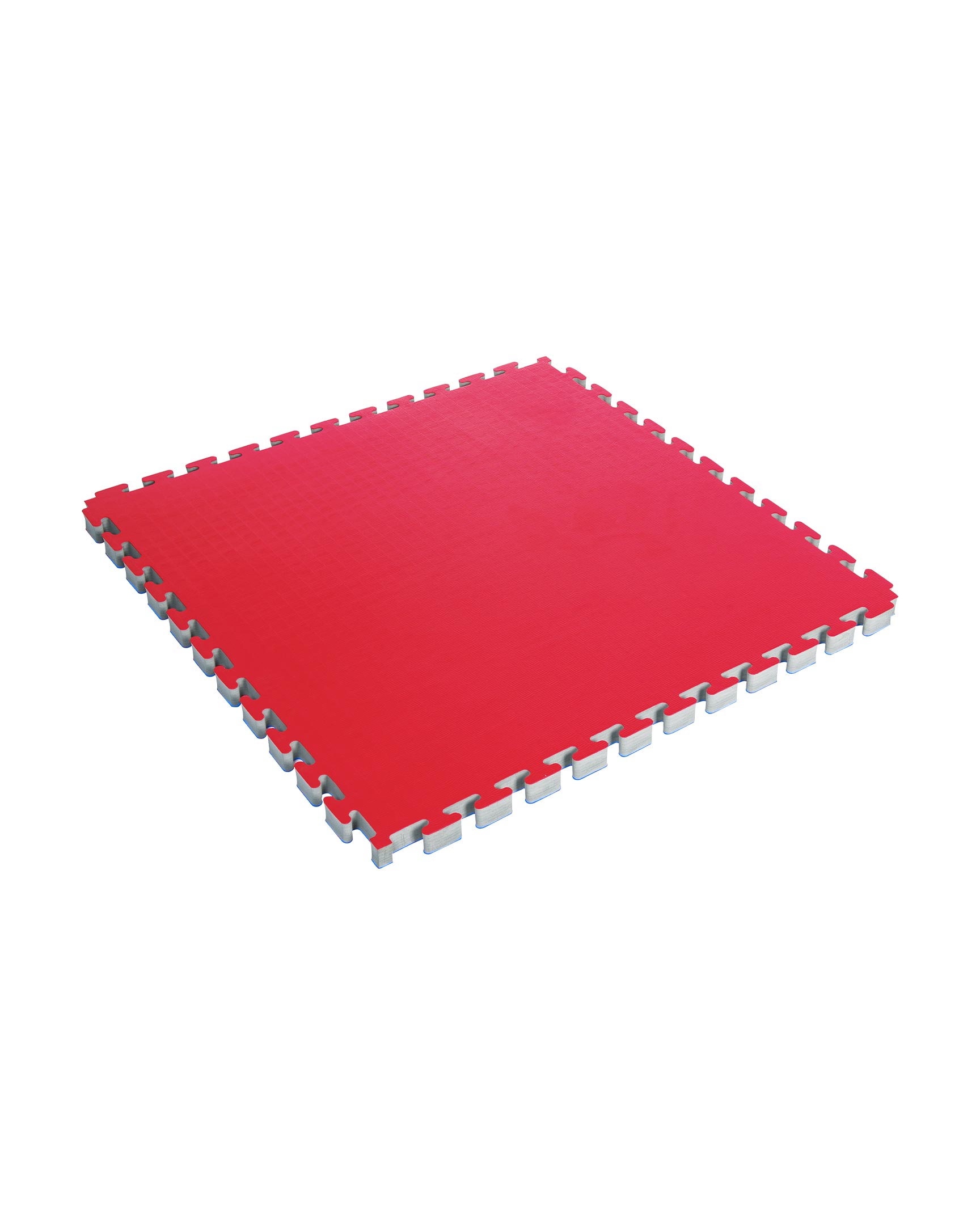 Reversible 1" Puzzle Mat Eight Piece Bundle - Blue/Red