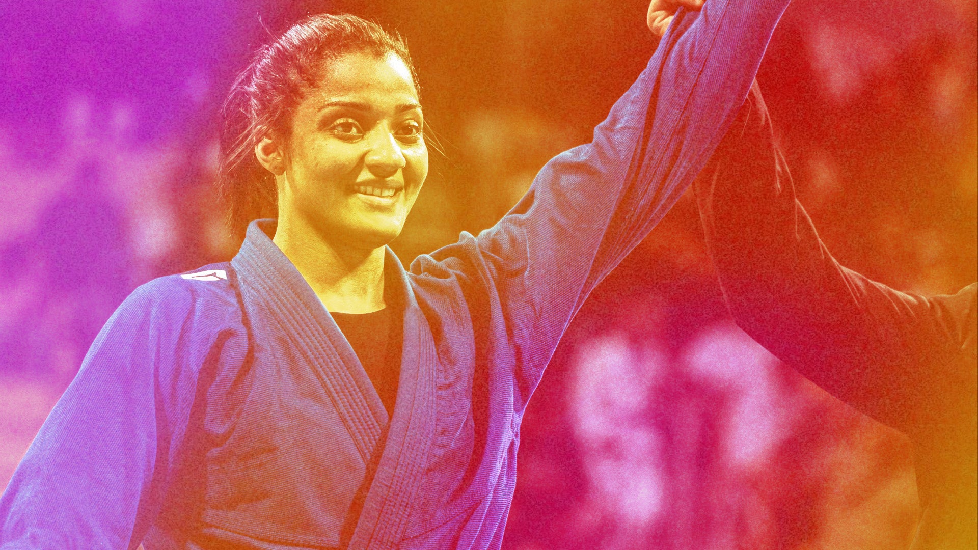 girl in gi colorized for bbf in july