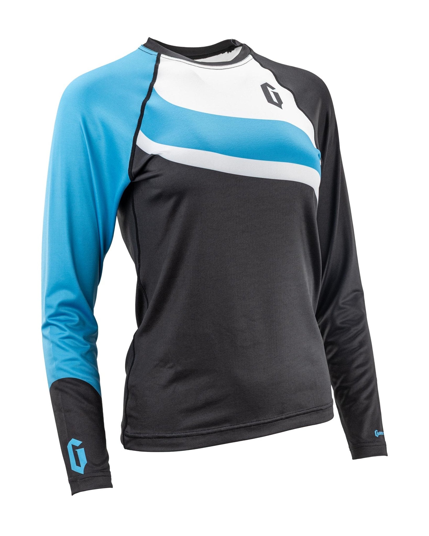 Gameness Women's Long Sleeve Pro Ranked Rash Guard Blue