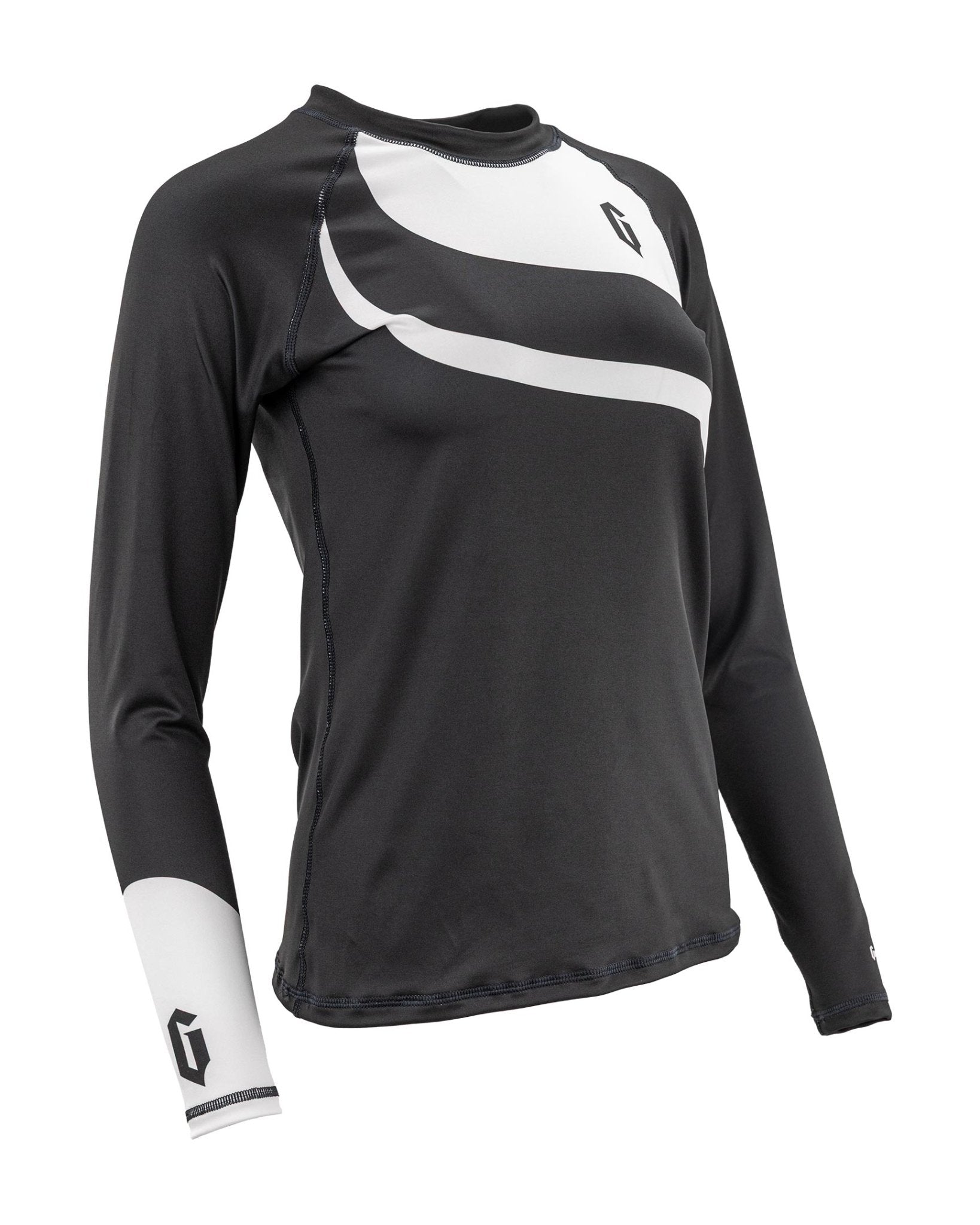 Gameness Women's Long Sleeve Pro Ranked Rash Guard Black