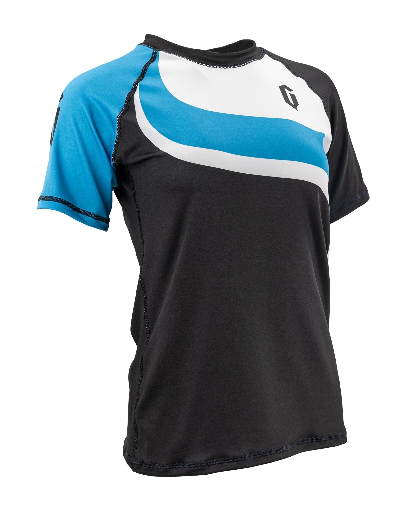 Gameness Women's Short Sleeve Pro Ranked Rash Guard Blue