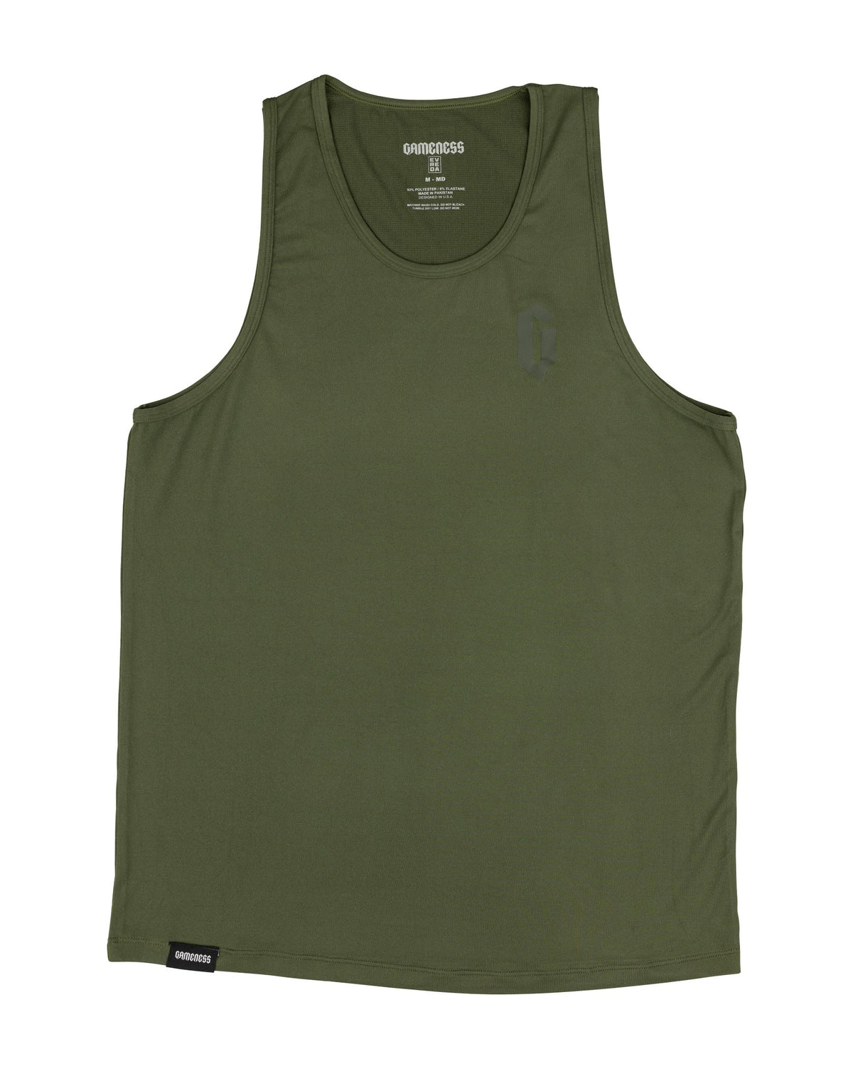 Gameness Evreda Men's Venice Tank Rifle Green