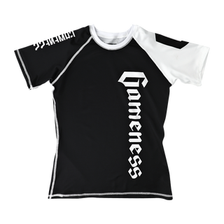 Female Short-Sleeve Pro Rank Rash Guard - White, Black, Blue, Purple ...