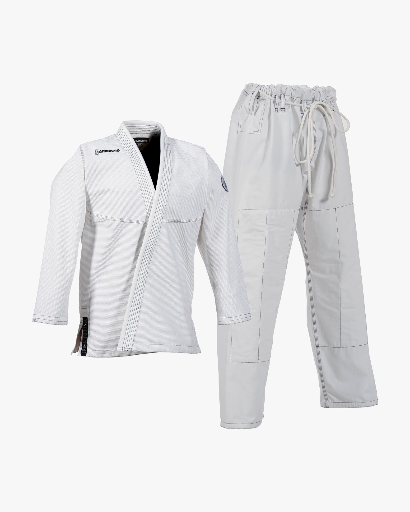 Gameness Feather Gi White