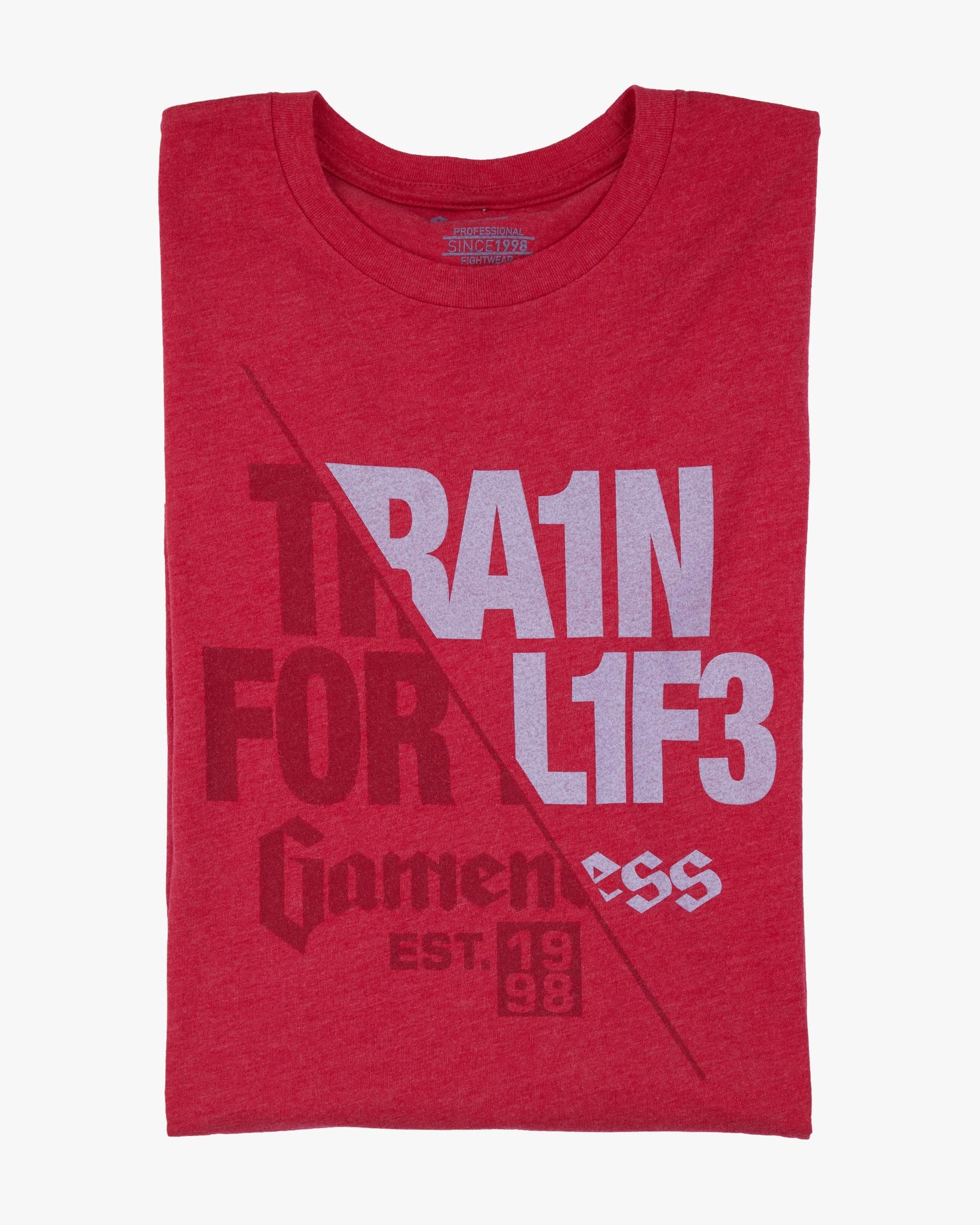 Train for Life Tee Red