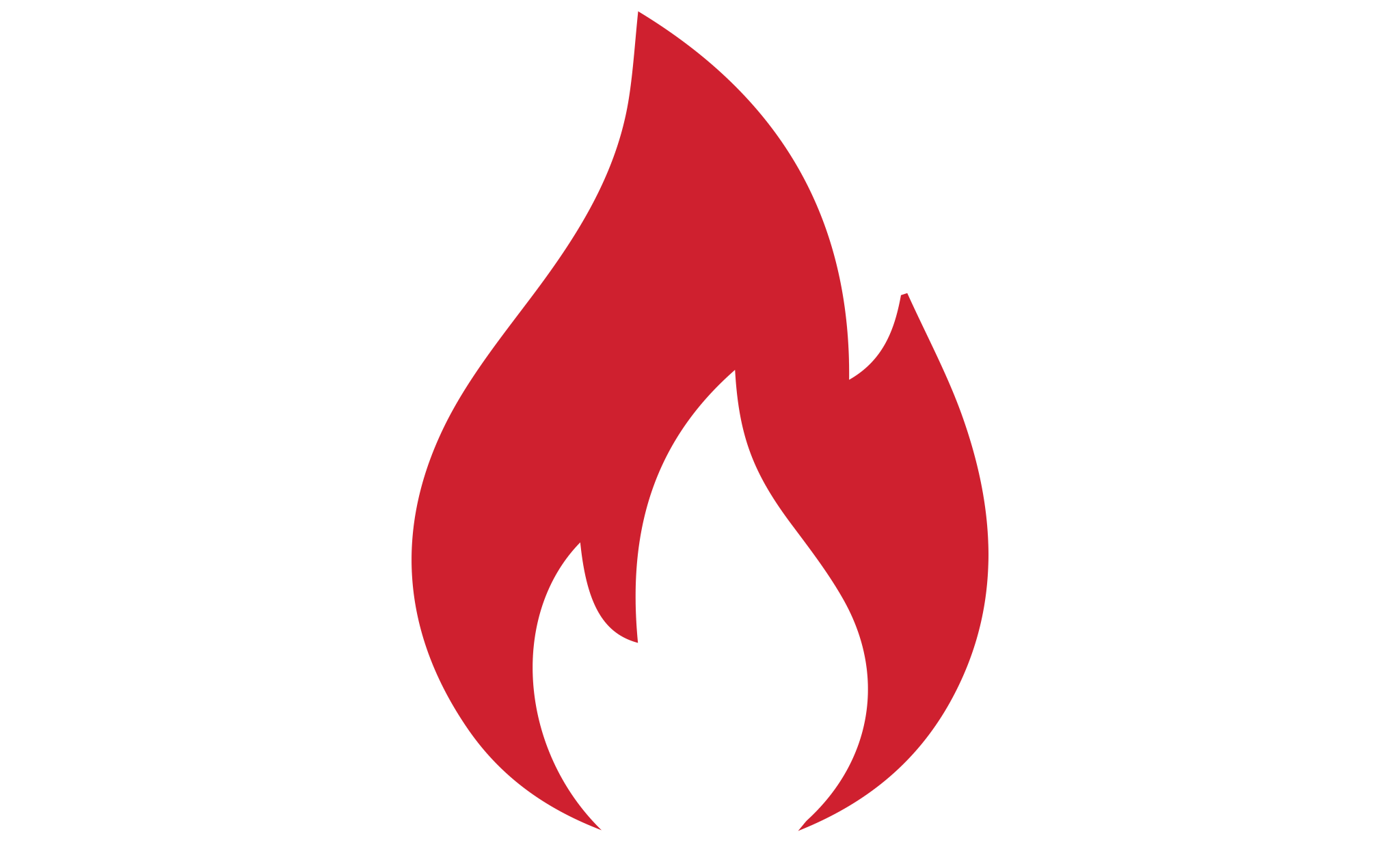 Red flame icon